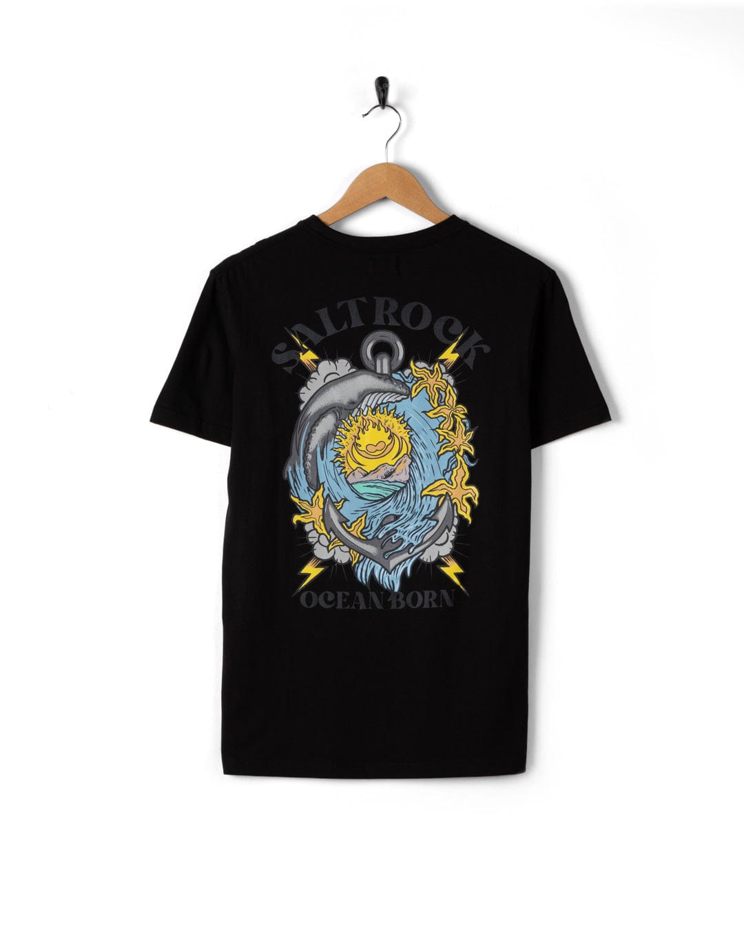 Ocean Born - Mens T-Shirt - Black