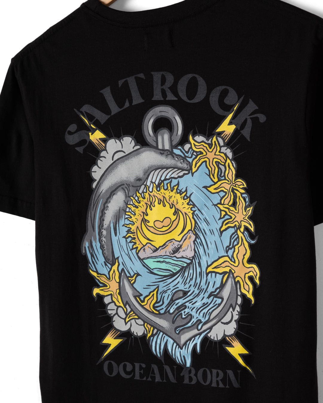 Ocean Born - Mens T-Shirt - Black