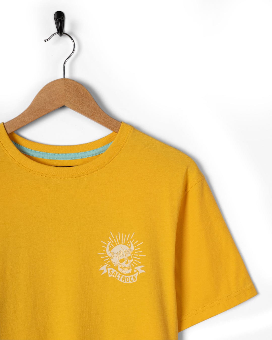 Fire Water Colour - Mens T-Shirt - Yellow