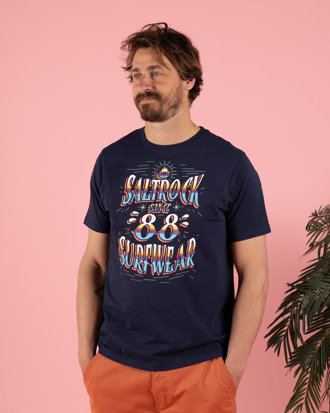 Mex Logo - Mens T-Shirt - Blue