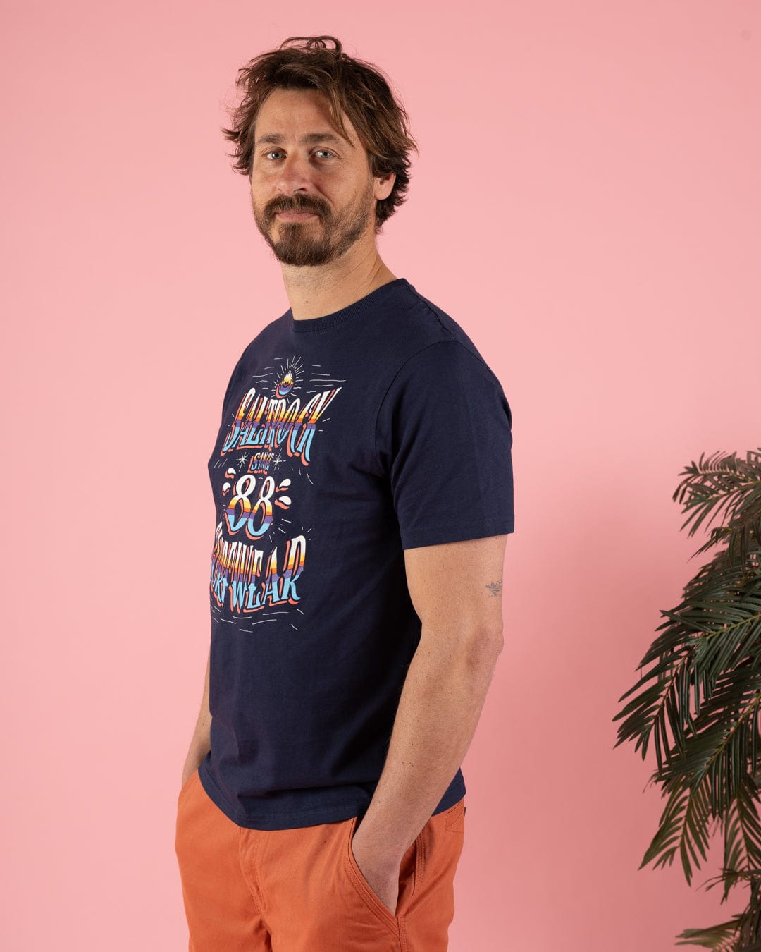 Mex Logo - Mens T-Shirt - Blue