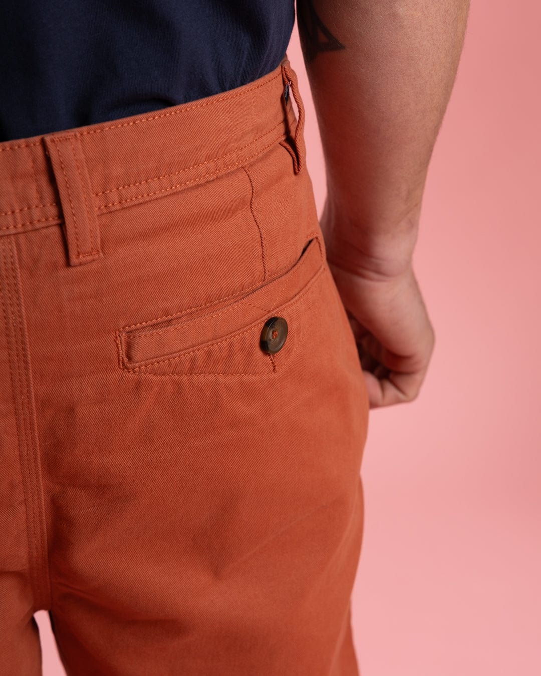 Sennen - Mens Chino Short - Orange