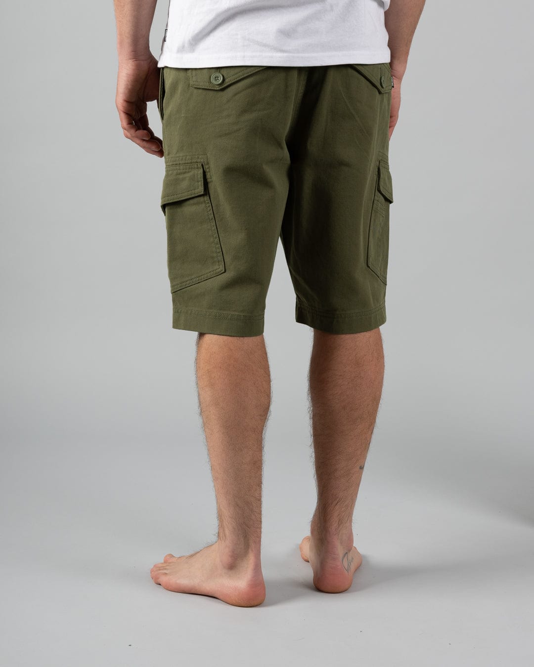 Penwith II - Mens Cargo Short - Dark Green