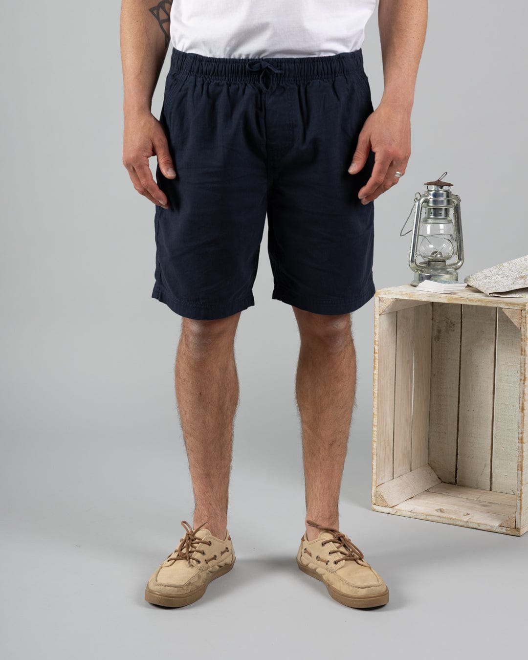 Meddon - Mens Chino Shorts - Blue