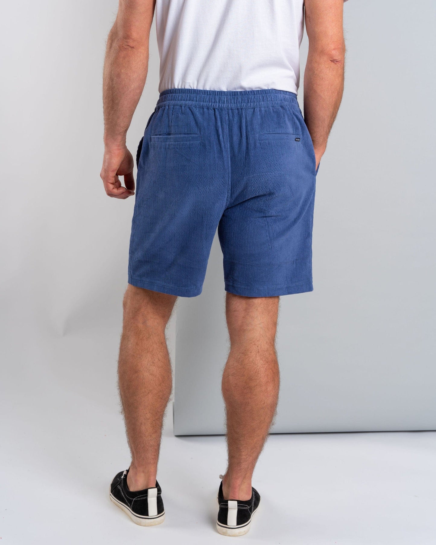 Meddon - Mens Corduroy Short - Blue