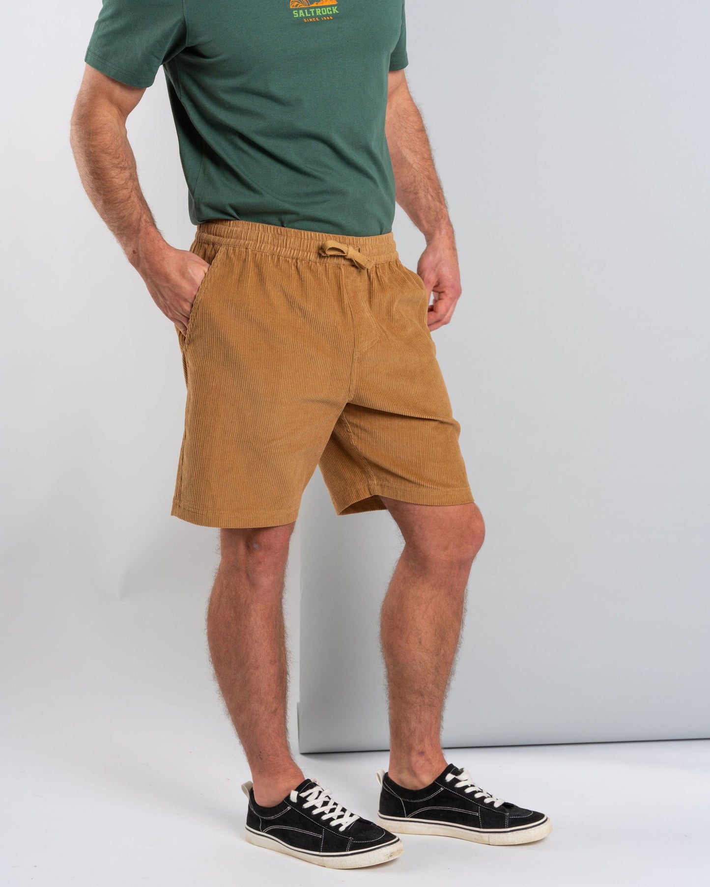 Meddon - Mens Corduroy Short - Brown