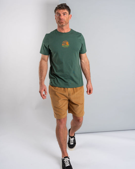 Meddon - Mens Corduroy Short - Brown